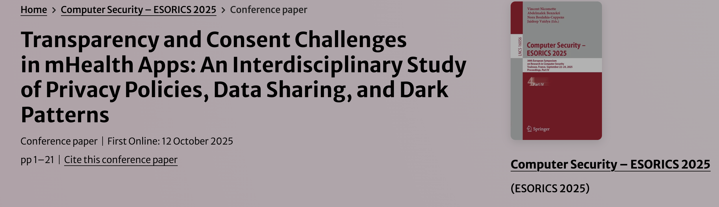 Titel und Buch-Cover der Studie